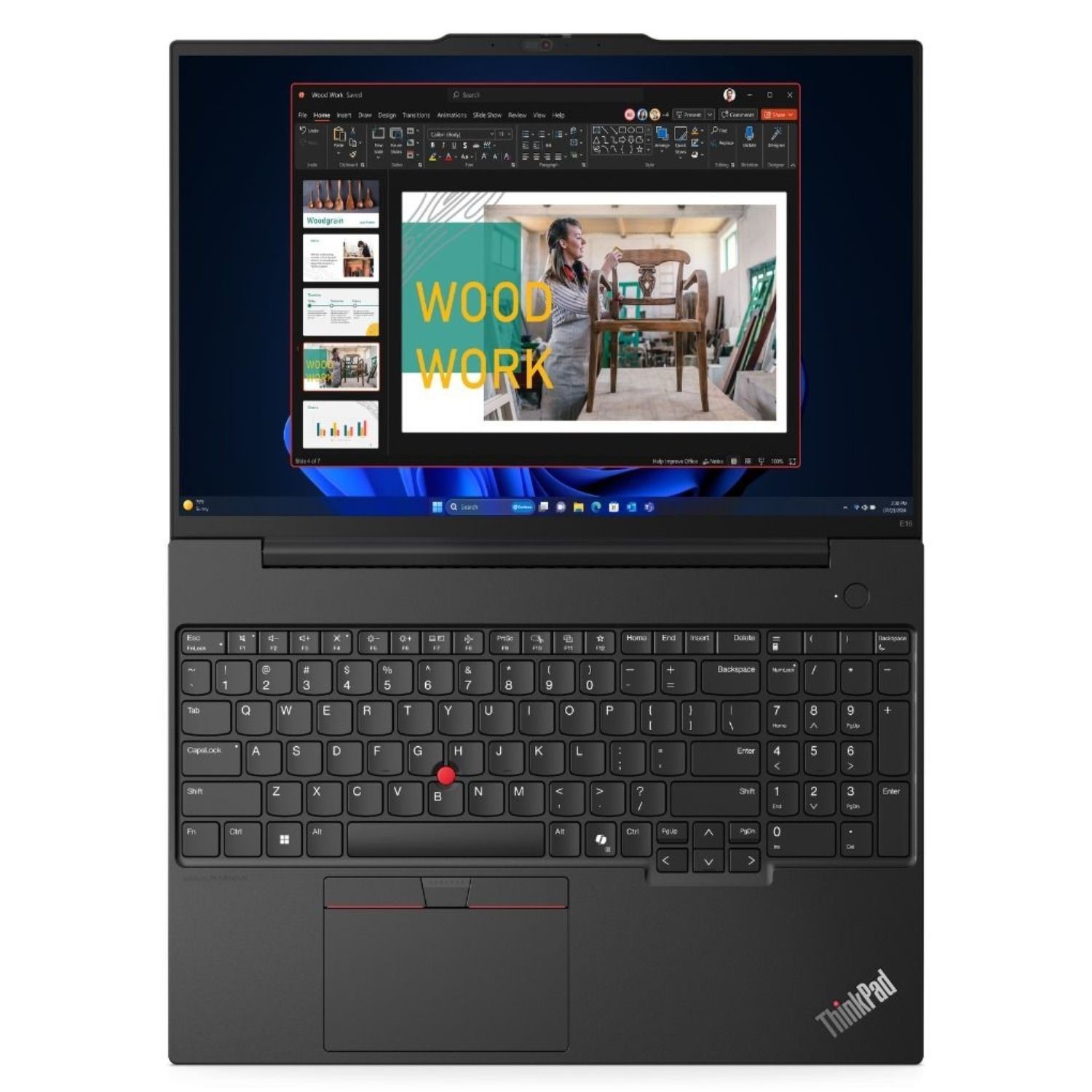Lenovo ThinkPad E16 AMD Ryzen 5 16GB RAM 256GB SSD 16 Inch Windows 11 Pro Laptop - Image 4