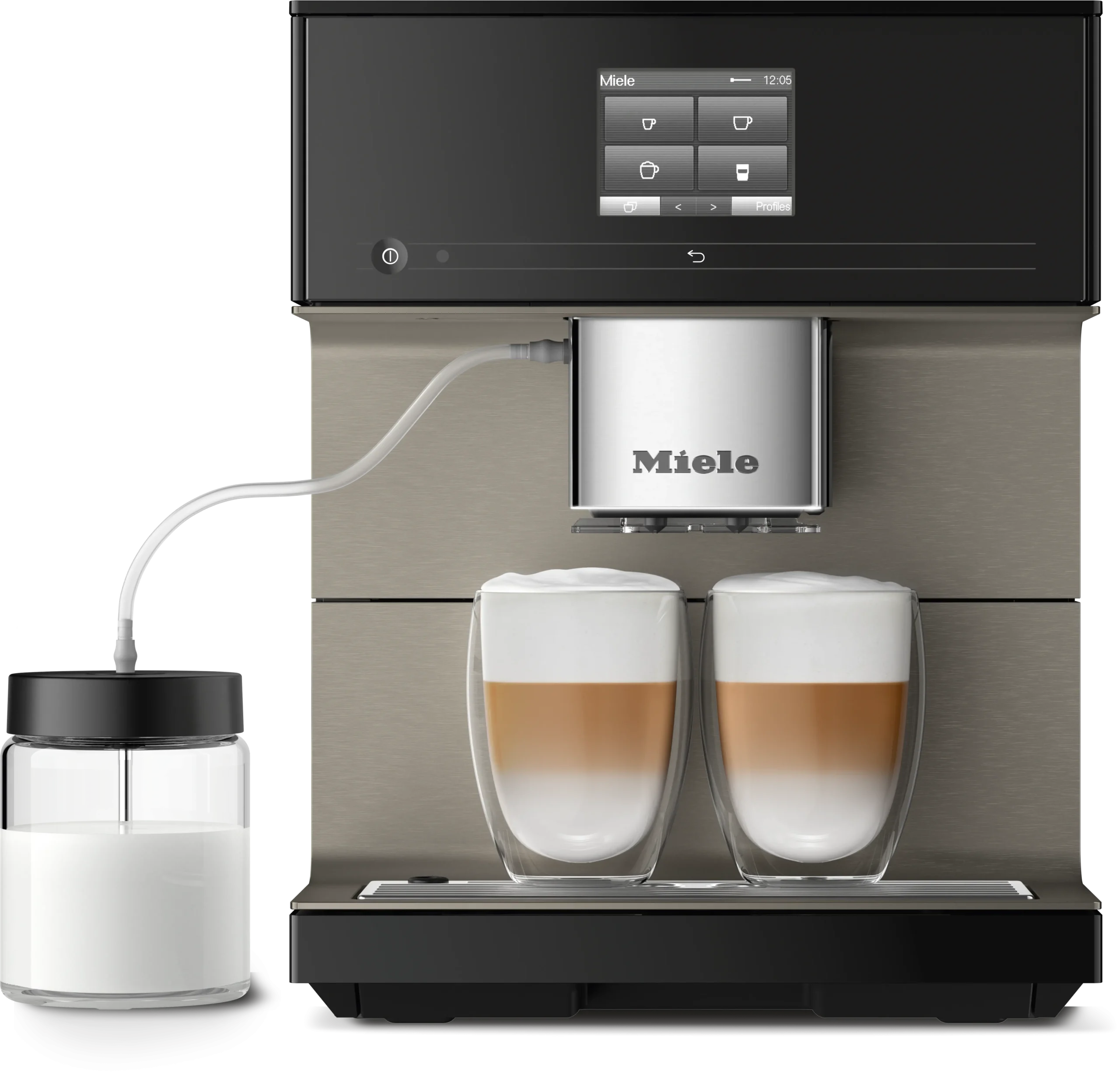 Miele CM 7550 CoffeePassion Countertop Coffee Machine - Obsidian Black